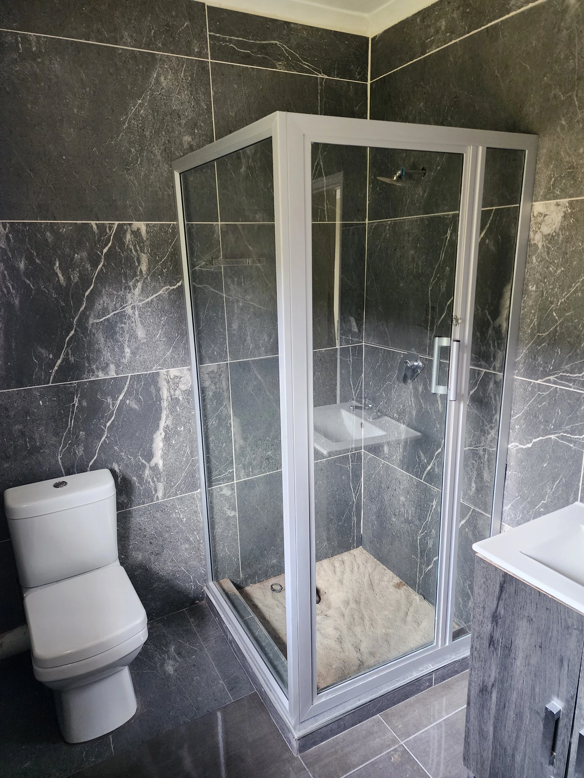 900 x 900 shower glass door
