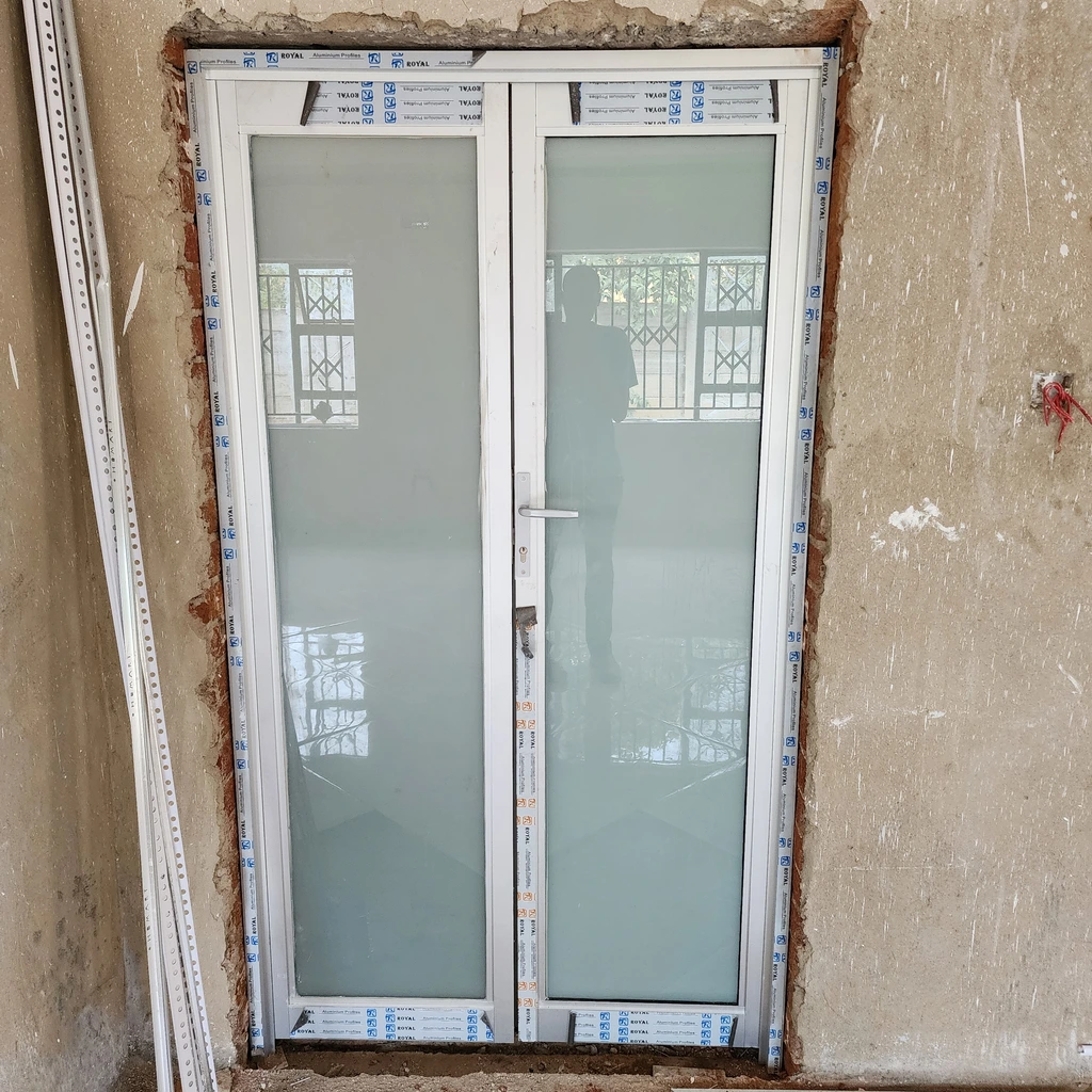 double hinged doors