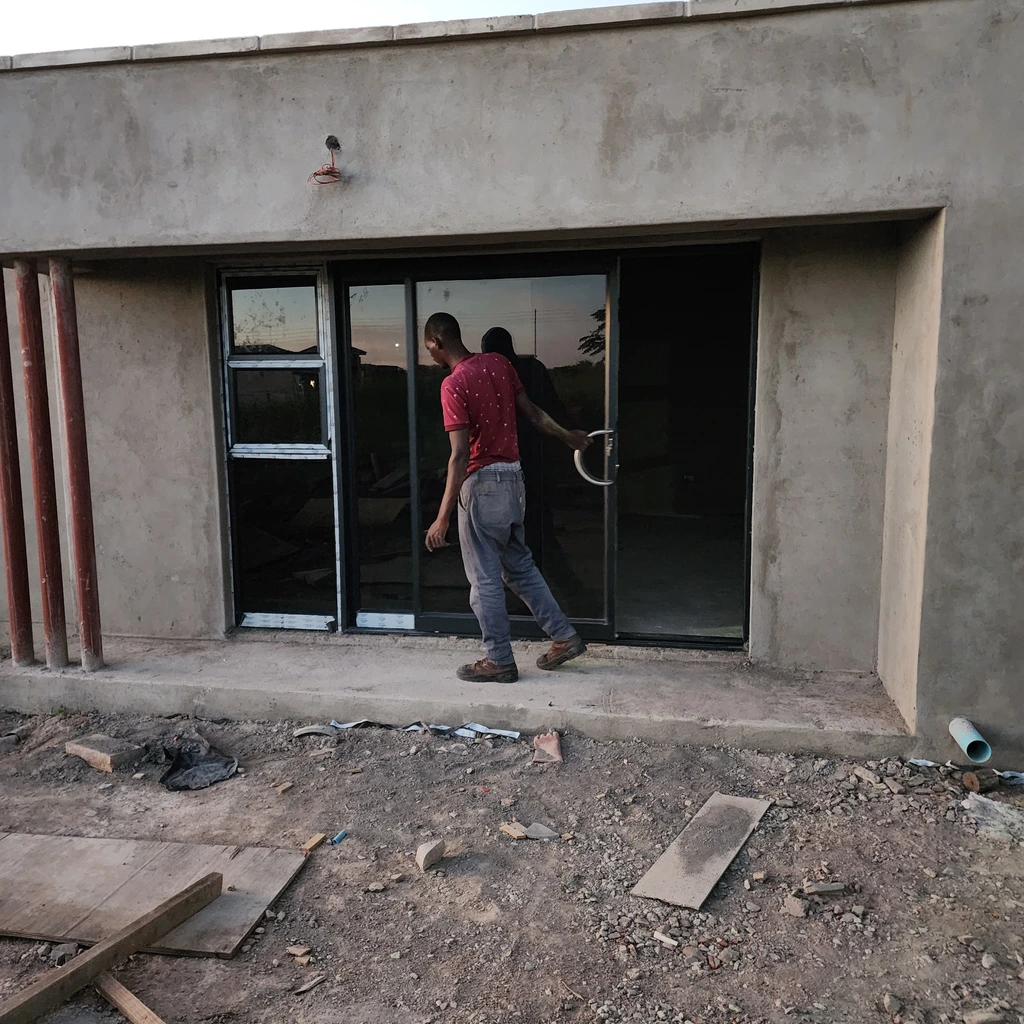 single galaxy sliding door